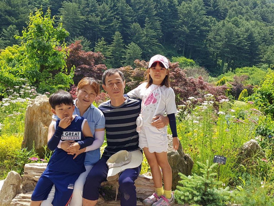 강은정씨 가족