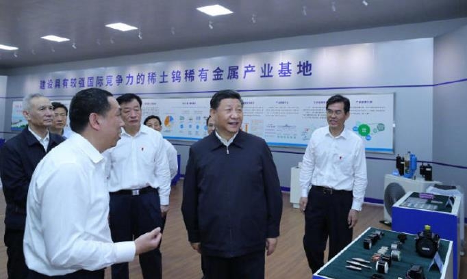 장시성 기업 시찰한 시진핑 중국 국가 주석
