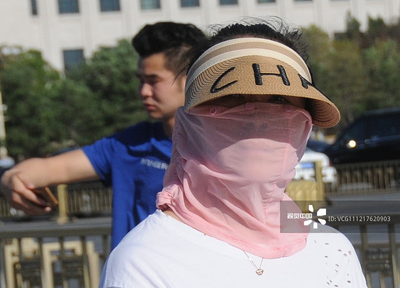 중국 수도 베이징 폭염 기승