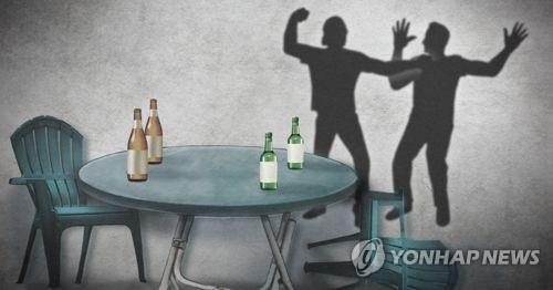 술자리 폭행·난동(PG)