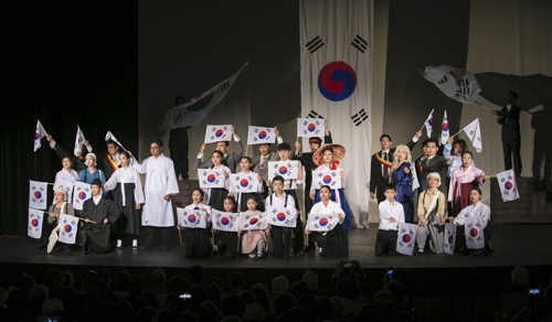 뮤지컬 도산 공연장면