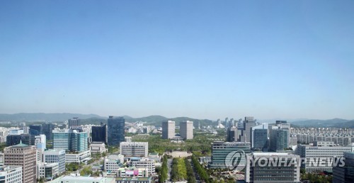 대전의 청명한 봄 풍경. 2018년 4월 촬영.