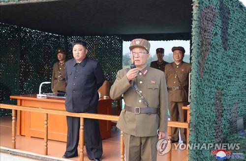 조선중앙통신이 보도한 김정은 위원장 사진