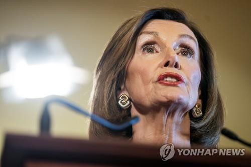 민주당 소속 낸시 펠로시 美 하원의장