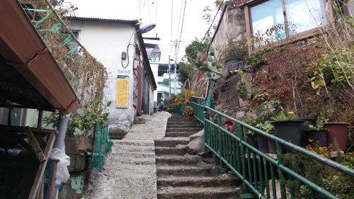 목포 서산동 골목길