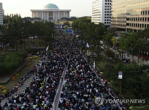 국회 앞 제10차 검찰개혁 촛불문화제 