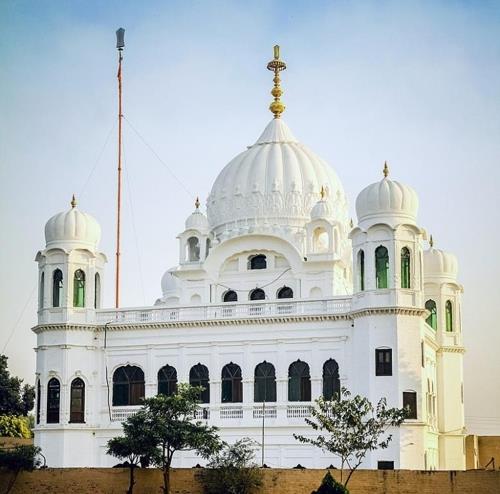 파키스탄 펀자브주 카르타르푸르의 시크교 성지 구르드와라 다르바르 사히브. [위키피디아 홈페이지 캡처]
