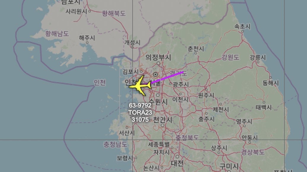 RC-135V 경로