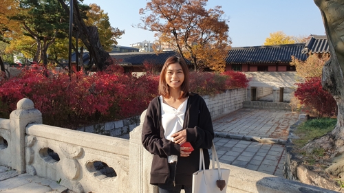 최근 창덕궁을 찾은 에리카 씨
