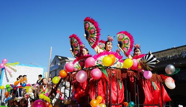 미국 뉴욕의 퀸즈한인회가 지난해 개최한 설맞이 축제 장면