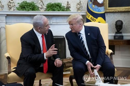 트럼프 미국 대통령(오른쪽)과 네타냐후 이스라엘 총리