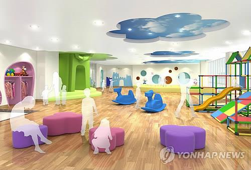 키즈카페. 기사와 직접적인 관련 없음.