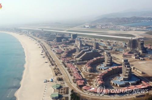 원산갈마지구 건설 현장