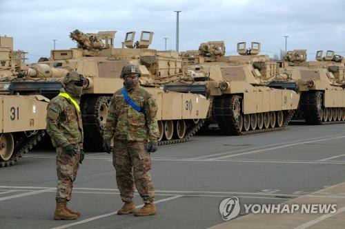 미국과 유럽의 연합훈련에 참가한 미군들. [AFP=연합뉴스 자료사진] 