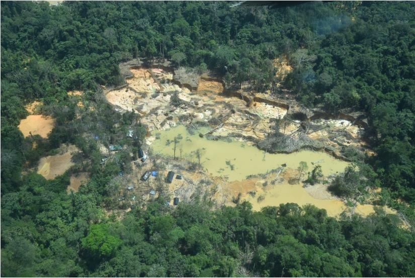 불법 광산개발업자들이 파헤친 아마존 열대우림