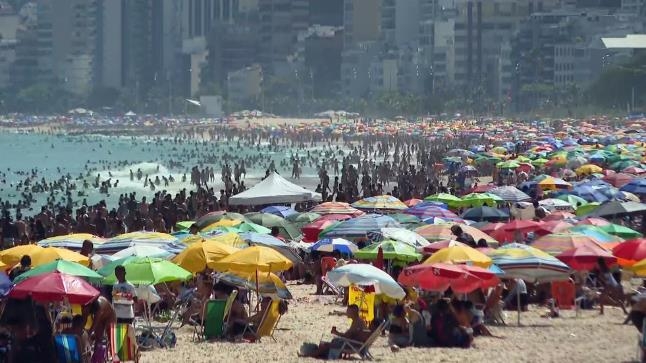브라질 리우데자네이루 해변