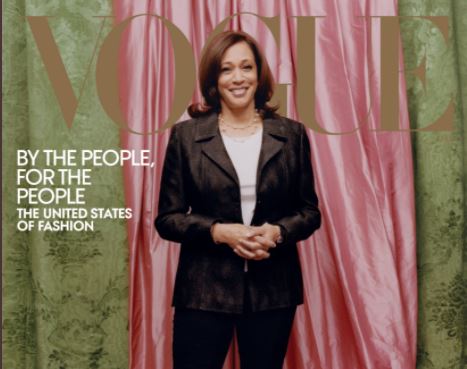 카멀라 해리스 미국 부통령 당선인이 등장하는 패션잡지 '보그' 2월호 표지 사진
