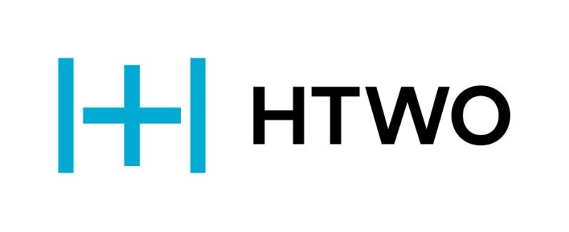 현대자동차의 수소연료전지 브랜드 'HTWO' 로고