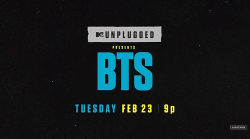 MTV 언플러그드 무대에 오르는 방탄소년단
