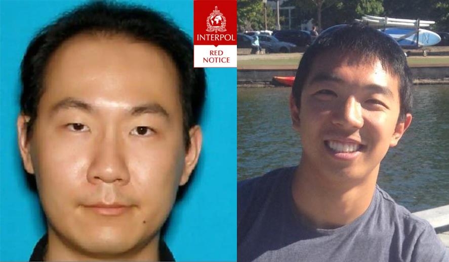 인터폴이 적색수배령을 내린 MIT 대학원생 킹수안 판(왼쪽·인터폴)과 피해자 케빈 장(페이스북 캡처) / 재판매 및 DB 금지