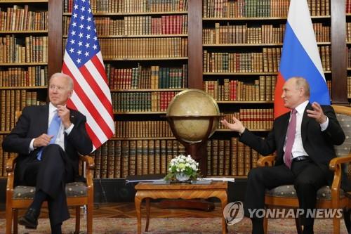 조 바이든 미국 대통령과 블라디미르 푸틴 러시아 대통령 [EPA=연합뉴스]