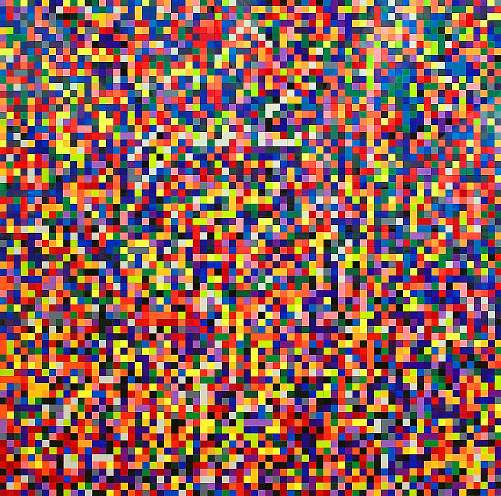 에스파스 루이비통 서울에서는 독일 미술가 게르하르트 리히터의 '4900가지 색채' 전시가 열리고 있다. [에스파스 루이비통 제공]