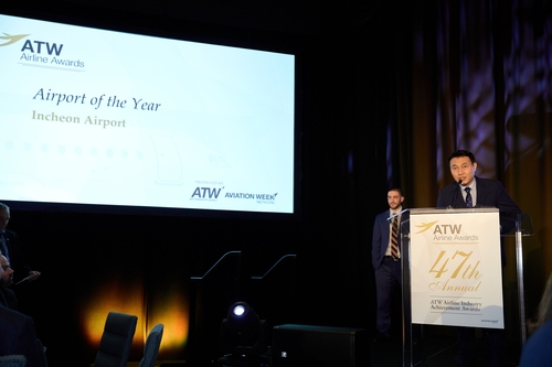 인천공항, ATW 2021 올해의 공항상 받아
