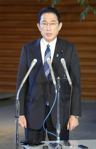 우크라이나 정세 관련 언급하는 기시다