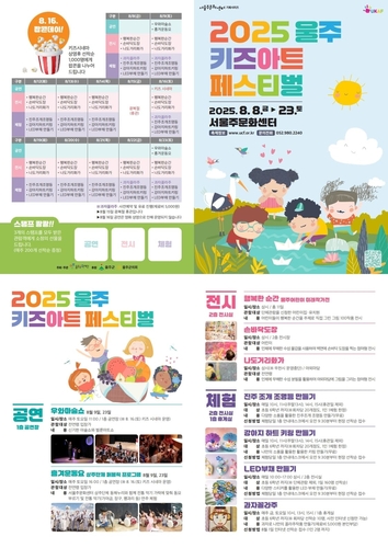 2025 울주 키즈 아트 페스티벌 내달 8일 개막