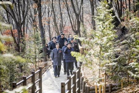 인천계양구, 산림욕장 준공식 개최 - 1