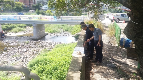 창원시, 폭염 및 재해 예방 하천 주요 사업현장 점검 - 1
