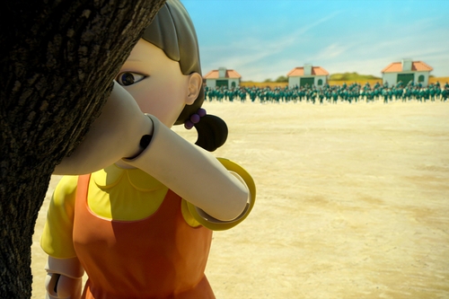 La imagen, proporcionada por Netflix, muestra una escena de "Squid Game" (El juego del calamar). (Prohibida su reventa y archivo)