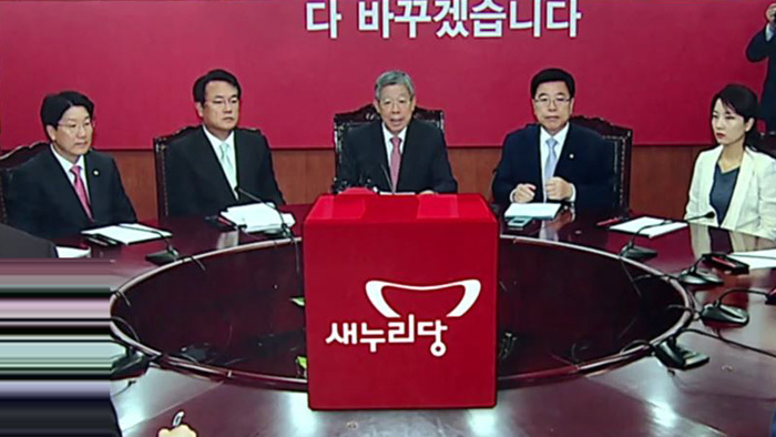 새누리 '원톱 체제' 확정…휴대전화 투표는 도입 않기로
