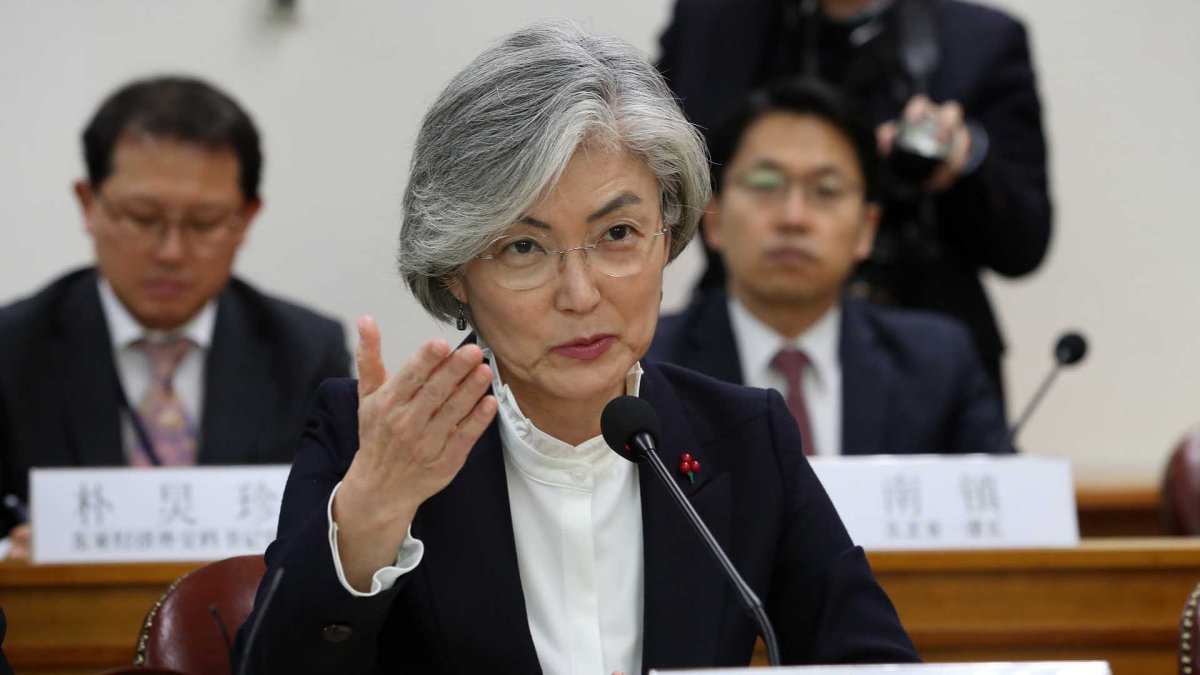 강경화 "어떤 상황에서도 한반도에서 전쟁 없을 것"