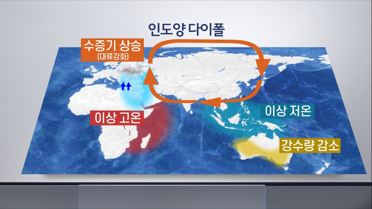 호주 산불 주범 '인도양 다이폴'…포근한 겨울 불러왔다
