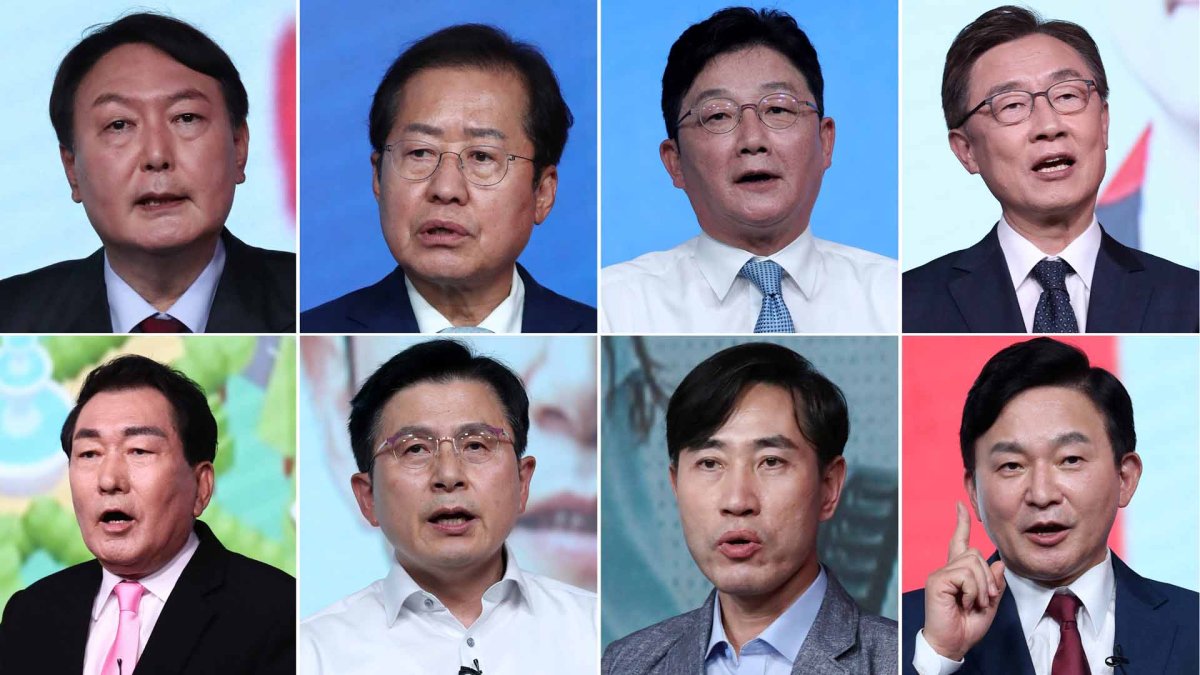 국민의힘 경선 8인 압축…尹-洪 서로 "내가 1등"