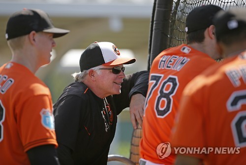 벅 쇼월터 볼티모어 오리올스 감독(AP=연합뉴스 자료사진)
