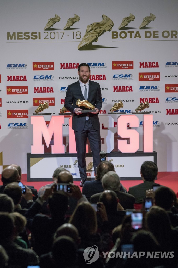 Spain Messi Golden Boot