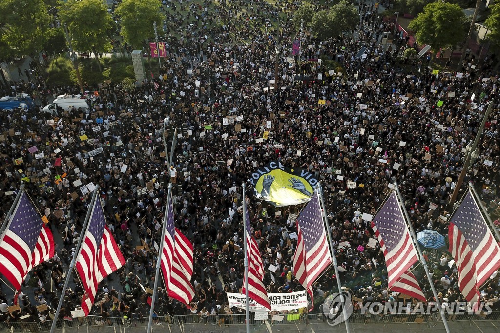 America Protests Los Angeles
