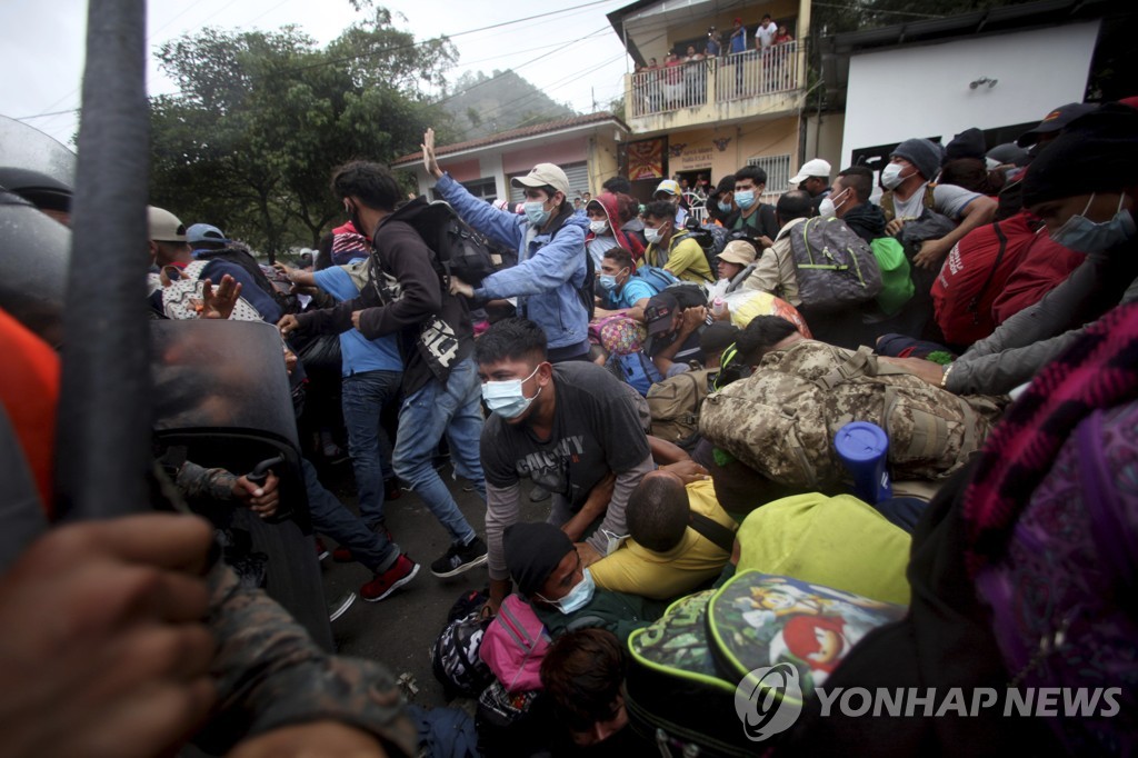 Guatemala Honduras Migrants