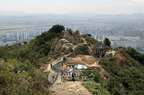 2003년 인천 계양산성 2차 발굴조사 현장