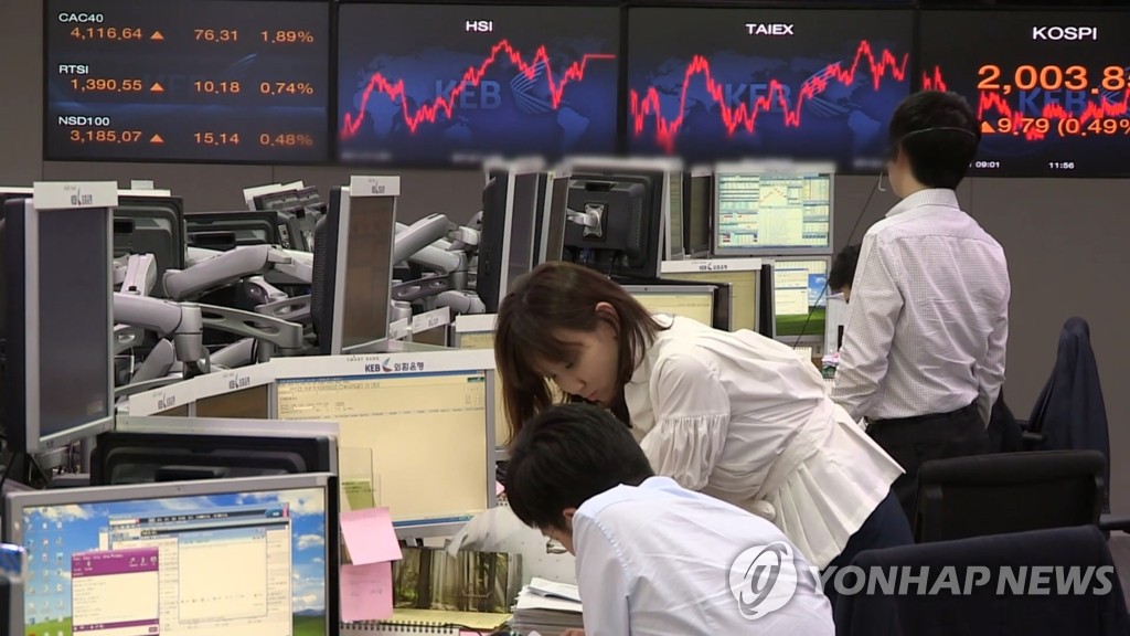 코스피, 장중 1,910선 내줘…외인·기관 '팔자' - 1