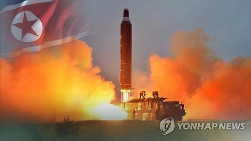 北 "중장거리 탄도로켓 시험발사 성공"…김정은 참관(CG)