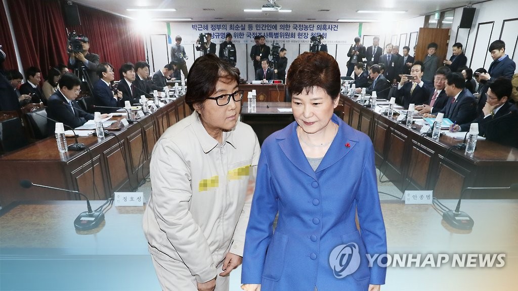최순실 씨와 박근혜 대통령