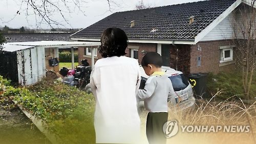 정유라 씨가 체포 당시 어린 아들과 살던 올보르 주택 (CG)