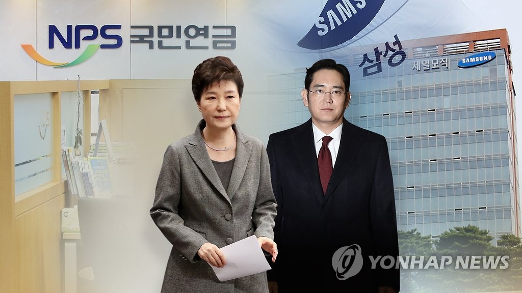 박근혜 대통령 이재용 삼성 부회장 (CG)