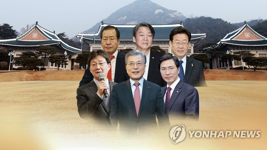 문재인-유승민, '안보 이슈' 대립각…홍준표, 친박 원색 비난(CG)