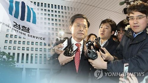 '엘시티 비리' 허남식 전 부산시장 검찰 출석(CG)