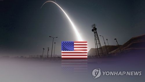 美, 한반도 긴장속 ICBM '미니트맨3' 발사시험(CG)