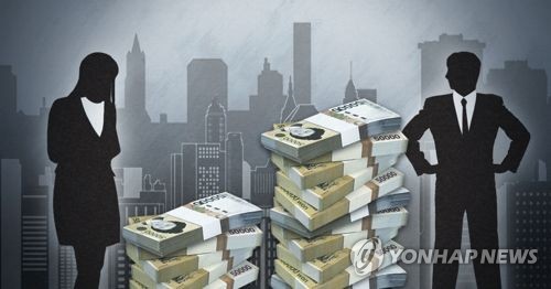 직장인 남녀 연봉 차이 (PG)